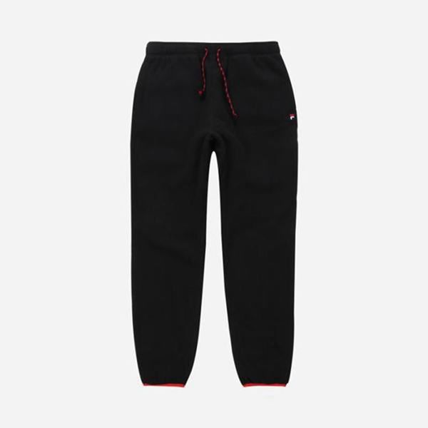 Pantalón Jogger Fila Hombre Negras - Fleece - España 701845GIY